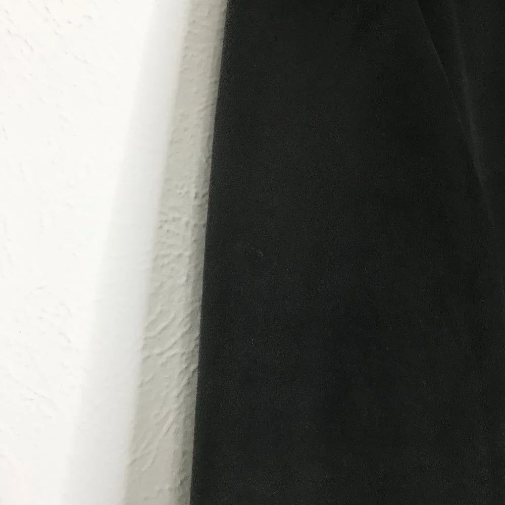 COUNTY CLOTHING CO. Faux Suede Sherpa Lined Zip Up Shearling Jacket Black MEDIUM - Picture 8 of 12